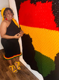Africa grapghan blanket
