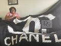 Chanel King Size Graphghan Blanket